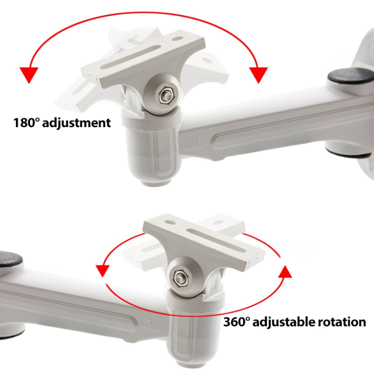 CCTV Wall Mount Stand Aluminum Metallic Silver Bracket Indoor Outdoor for Bullet Camera IP Camera Bracket Accessories CCTV Wall Mount Stand Aluminum Metallic Silver Bracket Indoor Outdoor for Bullet Camera IP Camera Bracket Accessories